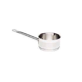 Genware Stainless Steel Milk Pan 14cm 1.1 Litre