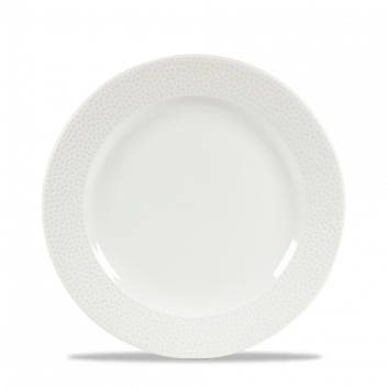 Churchill Isla Footed Plate White 23.4cm-9.25"