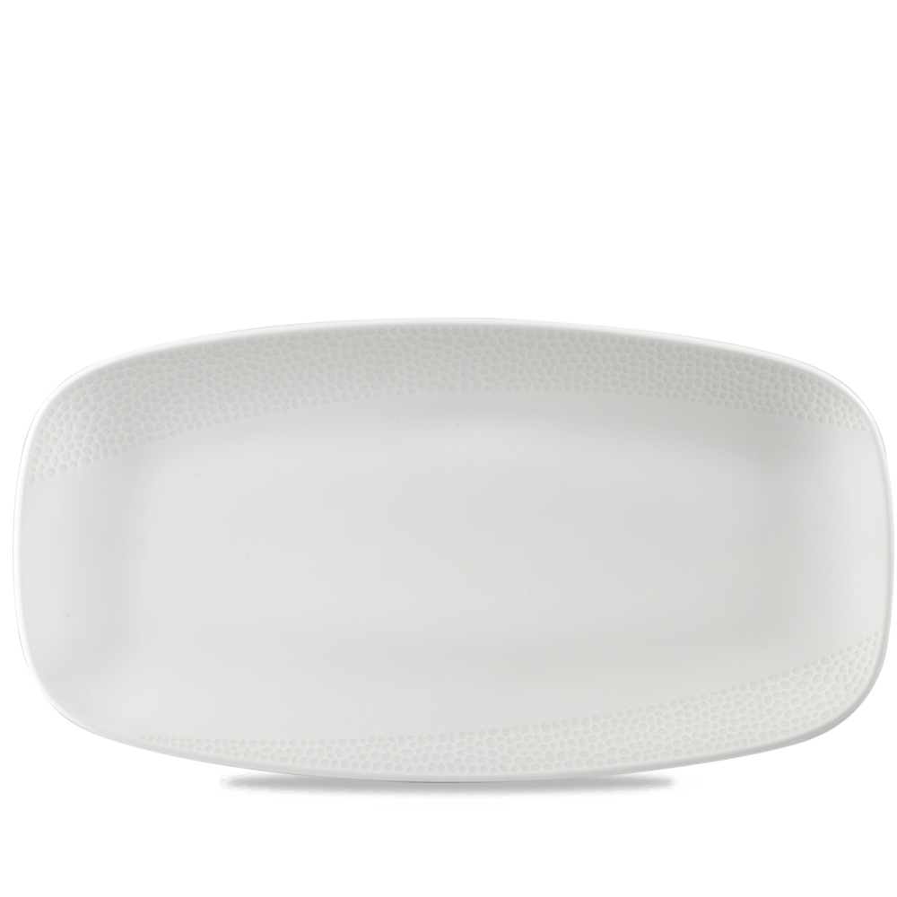Churchill Isla Oblong Plate White 35.50x18.90cm