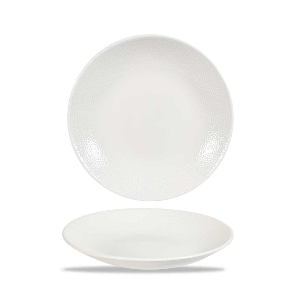 Churchill Isla Deep Coupe Plate White 22.50cm-10"