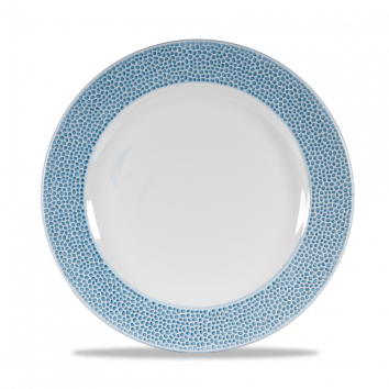 Churchill Isla Footed Plate Ocean Blue 27.6cm-10.75"