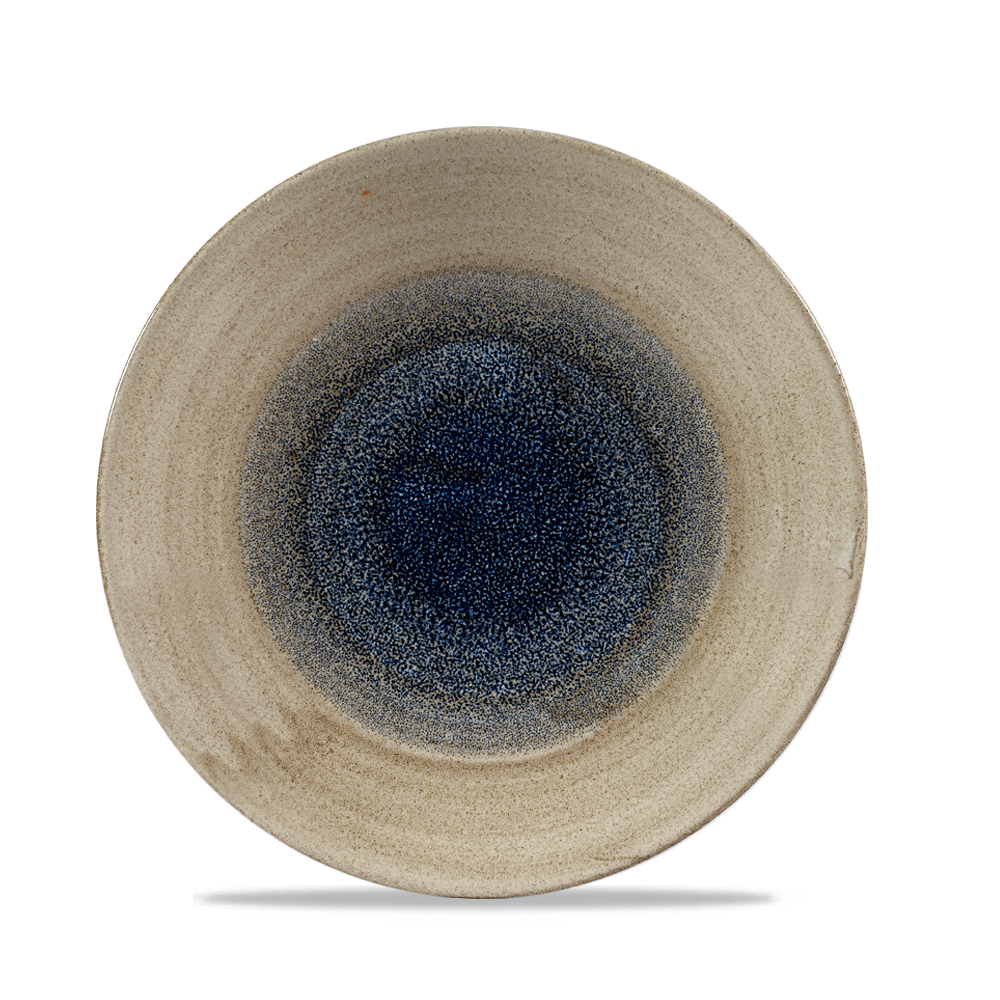 Churchill Stonecast Aqueous Deep Coupe Plate Bayou 25.5cm-10"