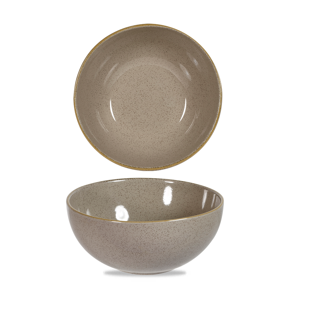 Churchill Stonecast Noodle Bowl Peppercorn Grey 107.5cl-37.8oz 18.30cm