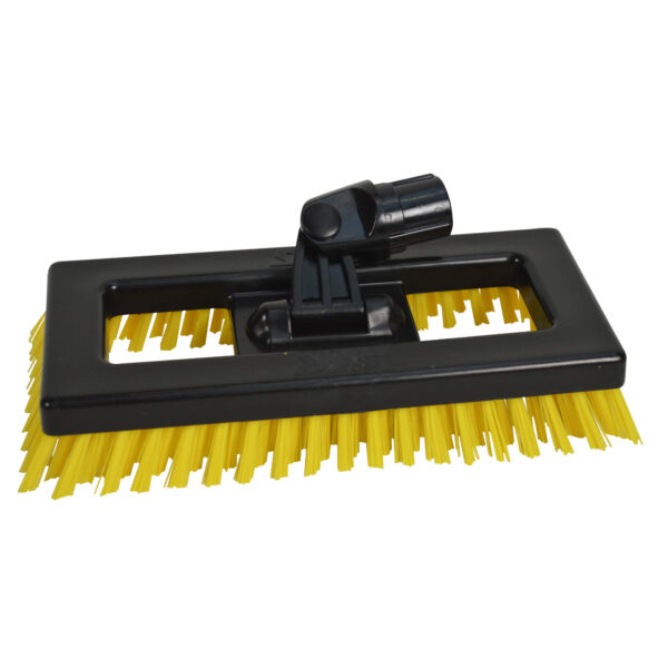 SYR Interchange Deck Scrubber Yellow 225mm