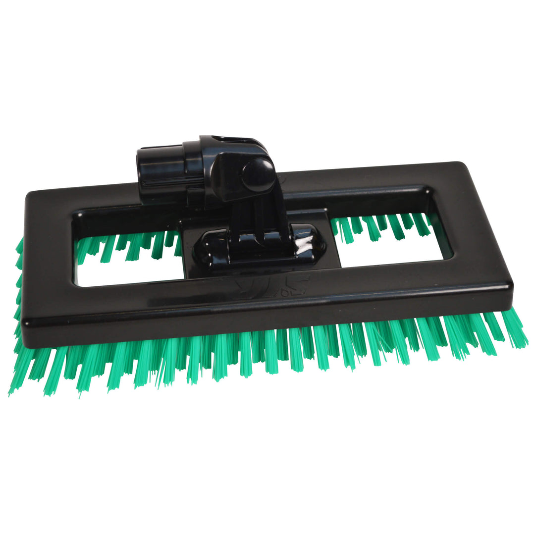 SYR Interchange Deck Scrubber Green 225mm