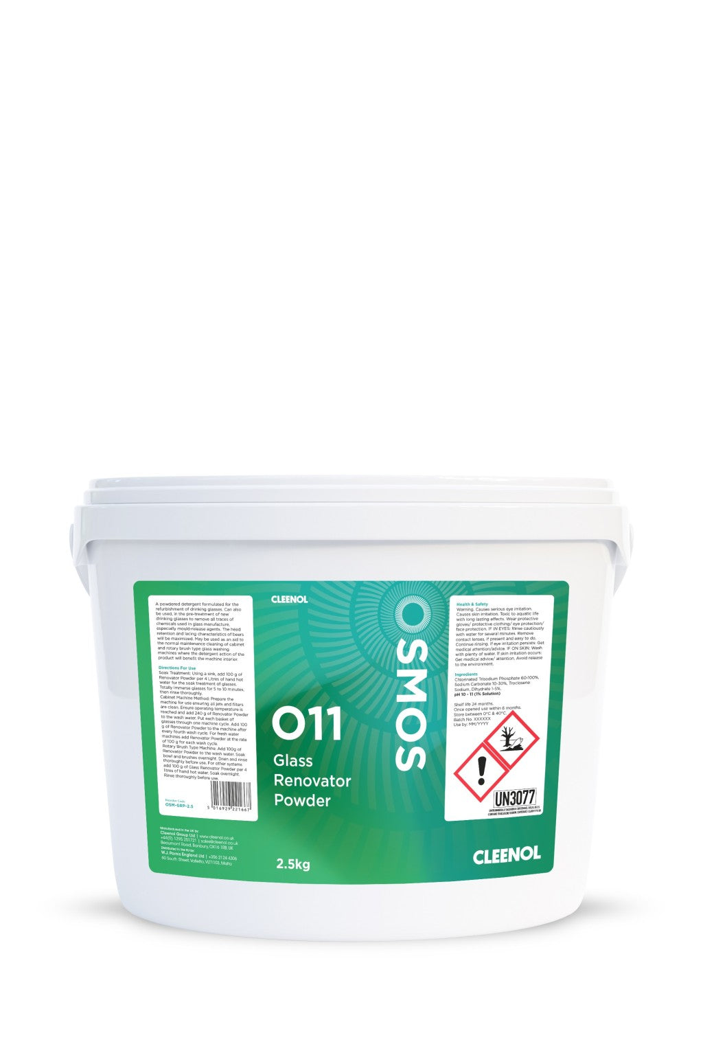 Cleenol CG6 Glass Renovator & Machine Cleaner