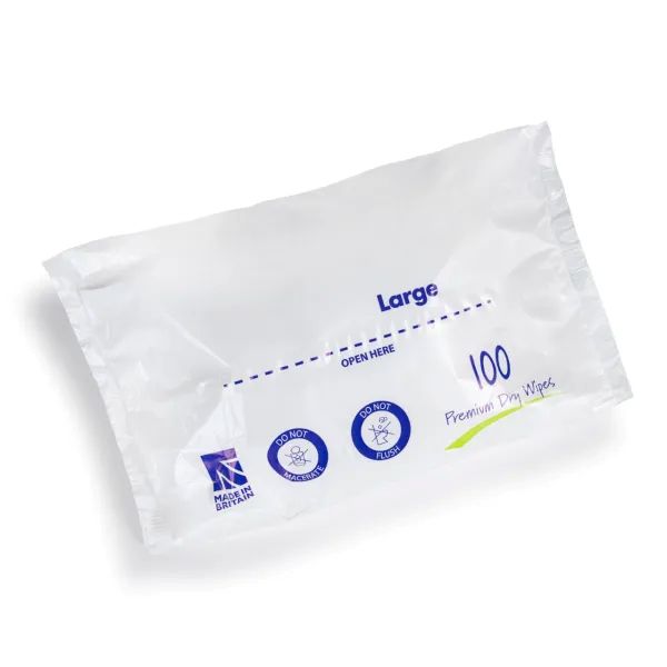 Berties Premier Dry Wipes 28x32cm