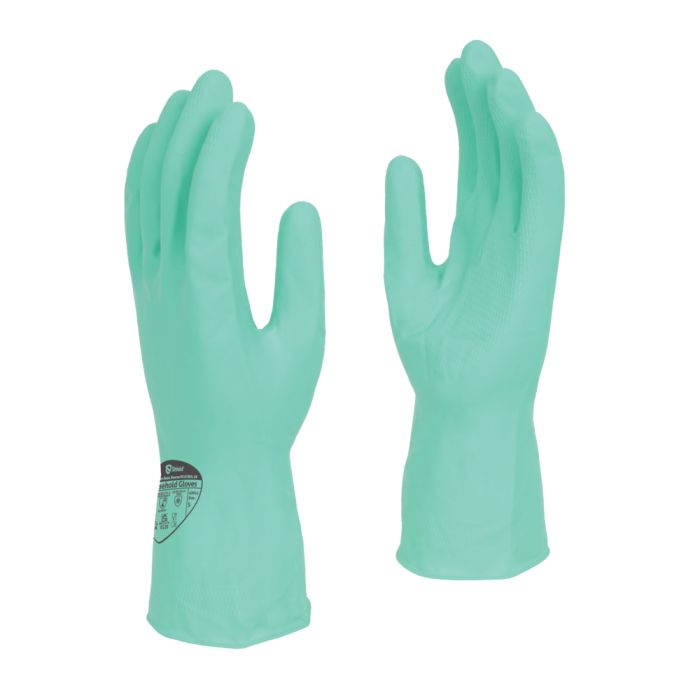 Berties Rubber Multi Purpose Gloves Green Extra Large