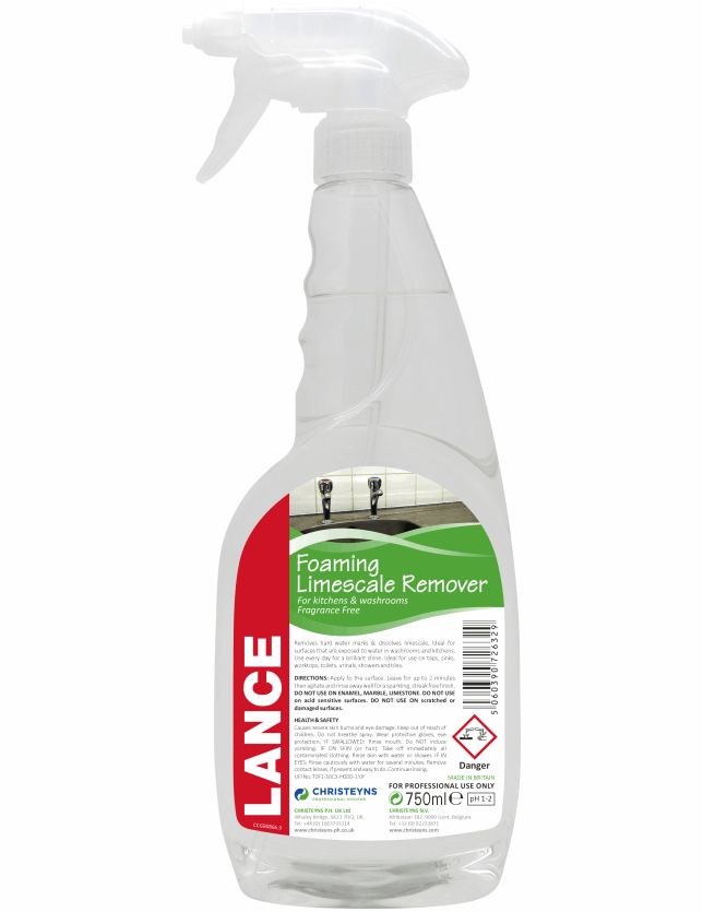 Christeyns Lance Foaming Limescale Remover 750ml