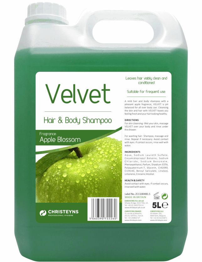 Christeyns Hair & Body Velvet 5L