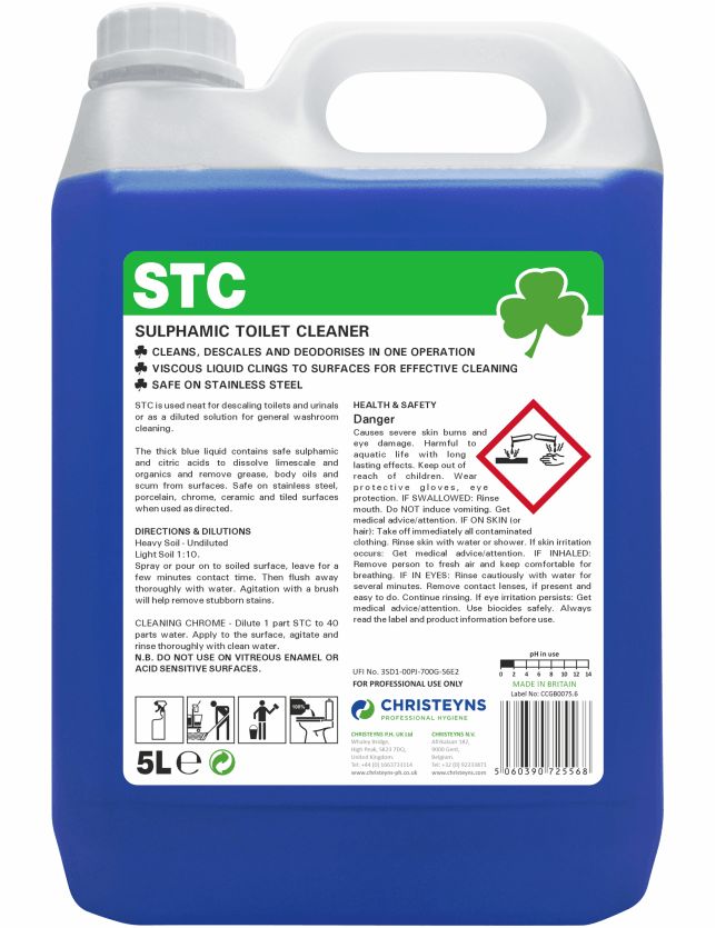 Christeyns STC Economy Toilet Cleaner and Descaler