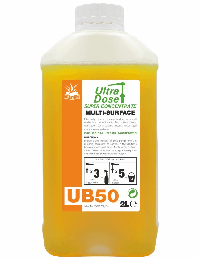 Christeyns UB50 Ultra Dose Multi Surface Cleaner 2L