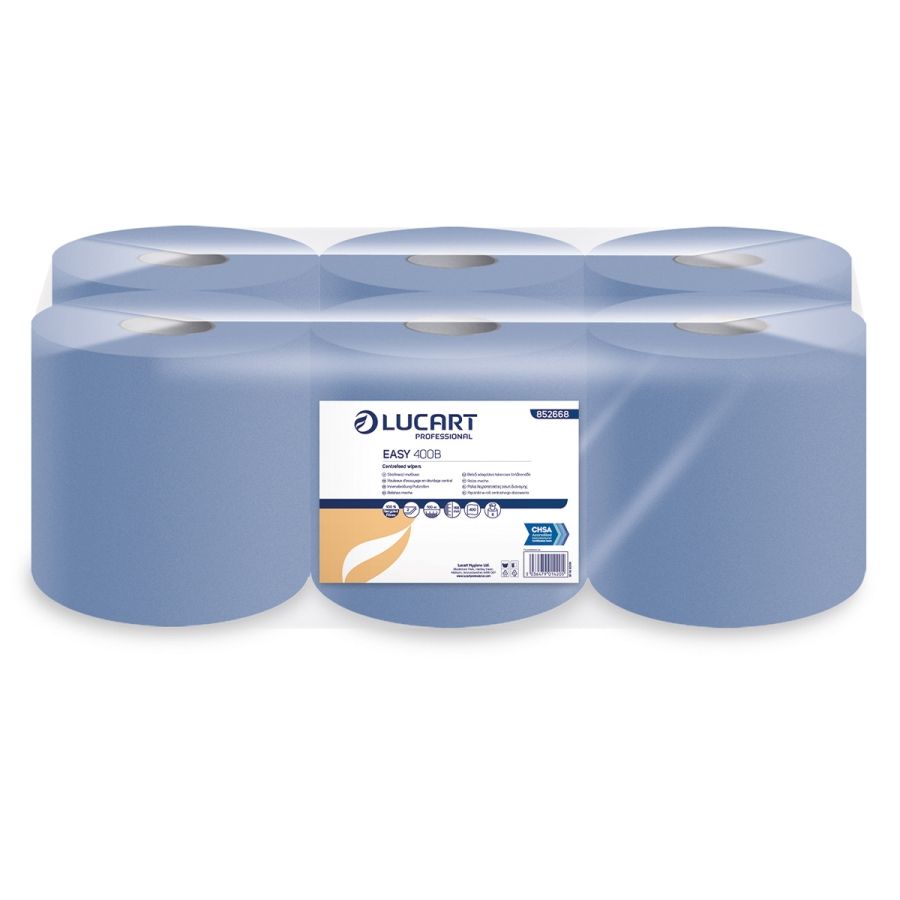 Berties Centrefeed Rolls 2 ply Blue