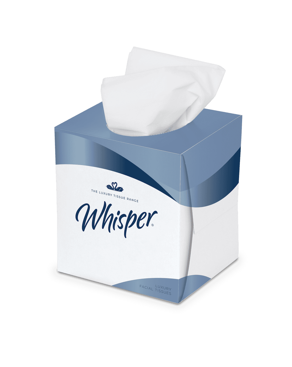 Berties Soft Cubed Facial Tissues White 2 ply