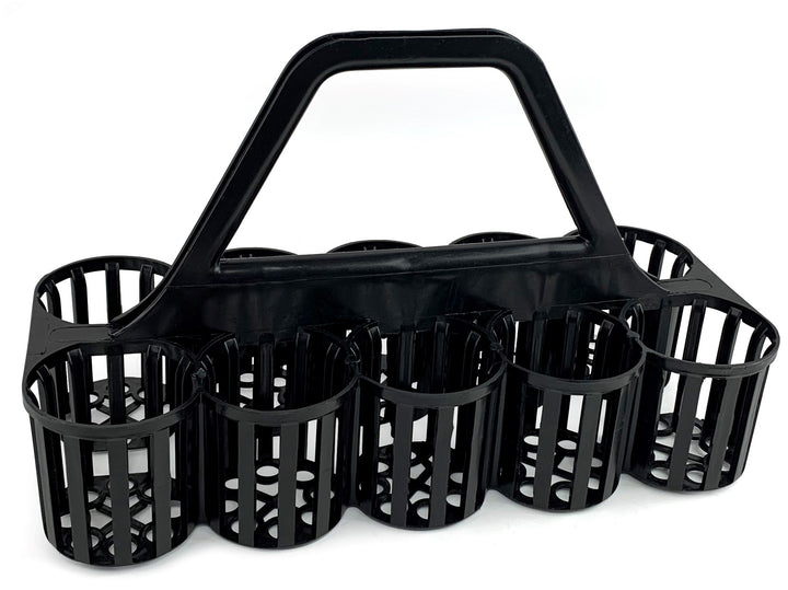 Berties Glass Carrier 10 Slot Black