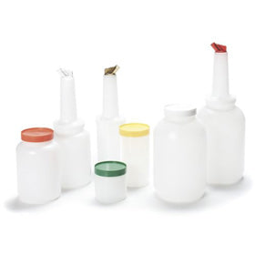 Genware Store & Pour 1 Litre Capacity Clear
