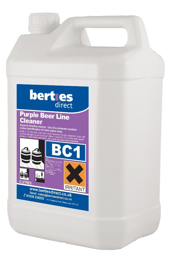 Berties BC1 Purple Beer Line Cleaner