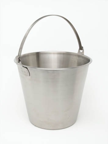 Genware Stainless Steel Economy Bucket 12L
