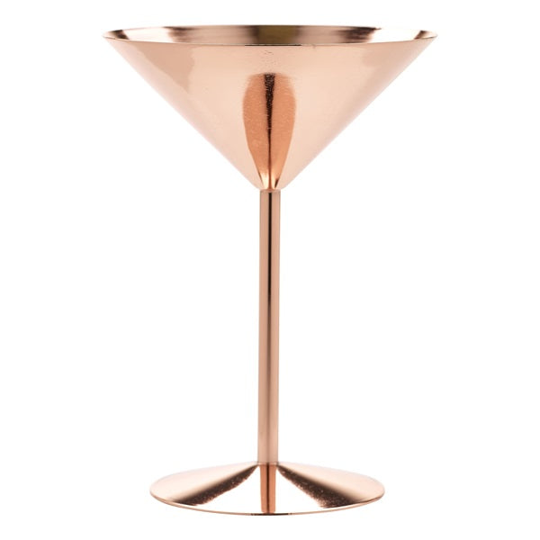 Berties Copper Martini Glass 24cl/8.5oz