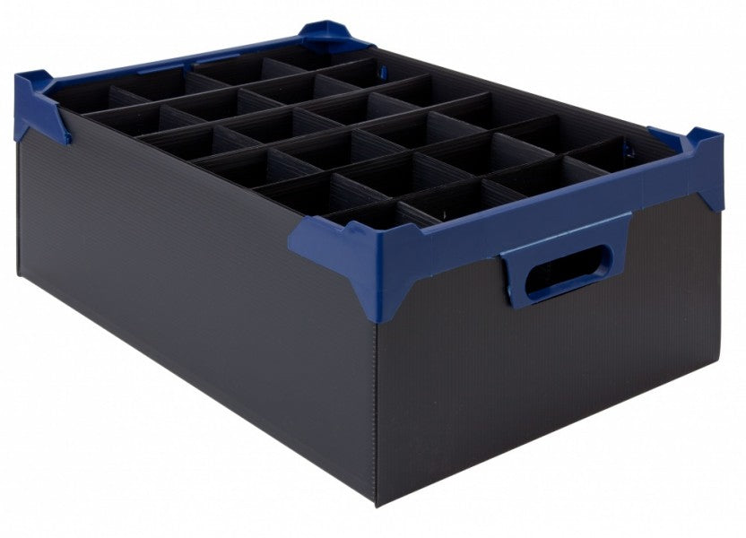 Berties Glass Storage Box 24 Slot 10oz