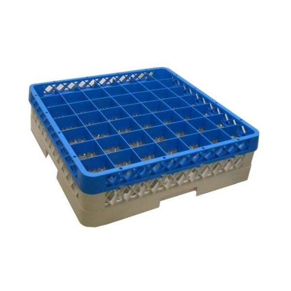 Genware 49 Compartment Glass Rack With 1 Extender 500x500mm – Berties ...