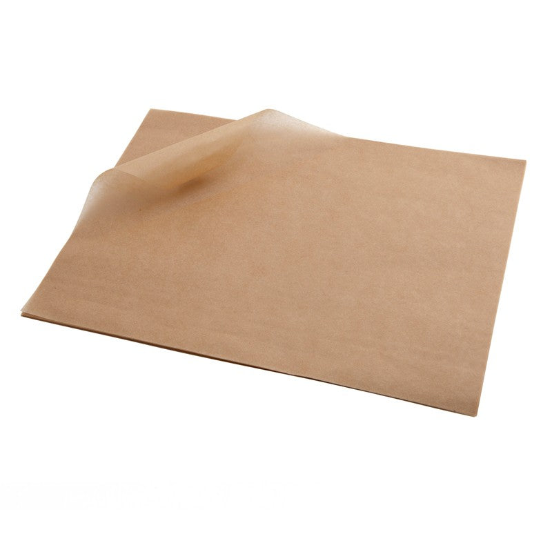 Berties Greaseproof Paper Brown 25x20cm (1000 Sheets)
