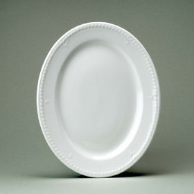 Churchill Buckingham White Oval Plate 30.5cm12"