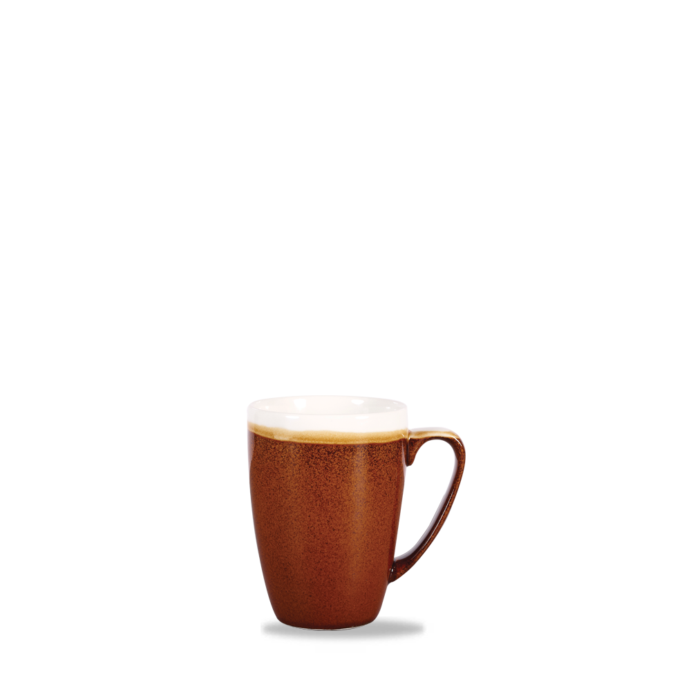 Churchill Monochrome Mug Cinnamon Brown 34cl-12oz