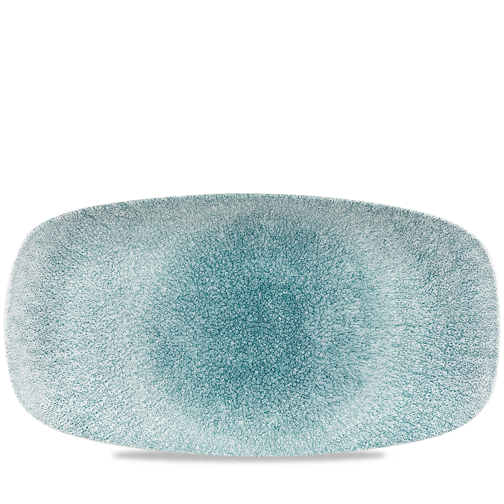 Churchill Studio Prints Raku Chef's Plate No.4 Jade Green 35.5x18.9cm-14x7.4"
