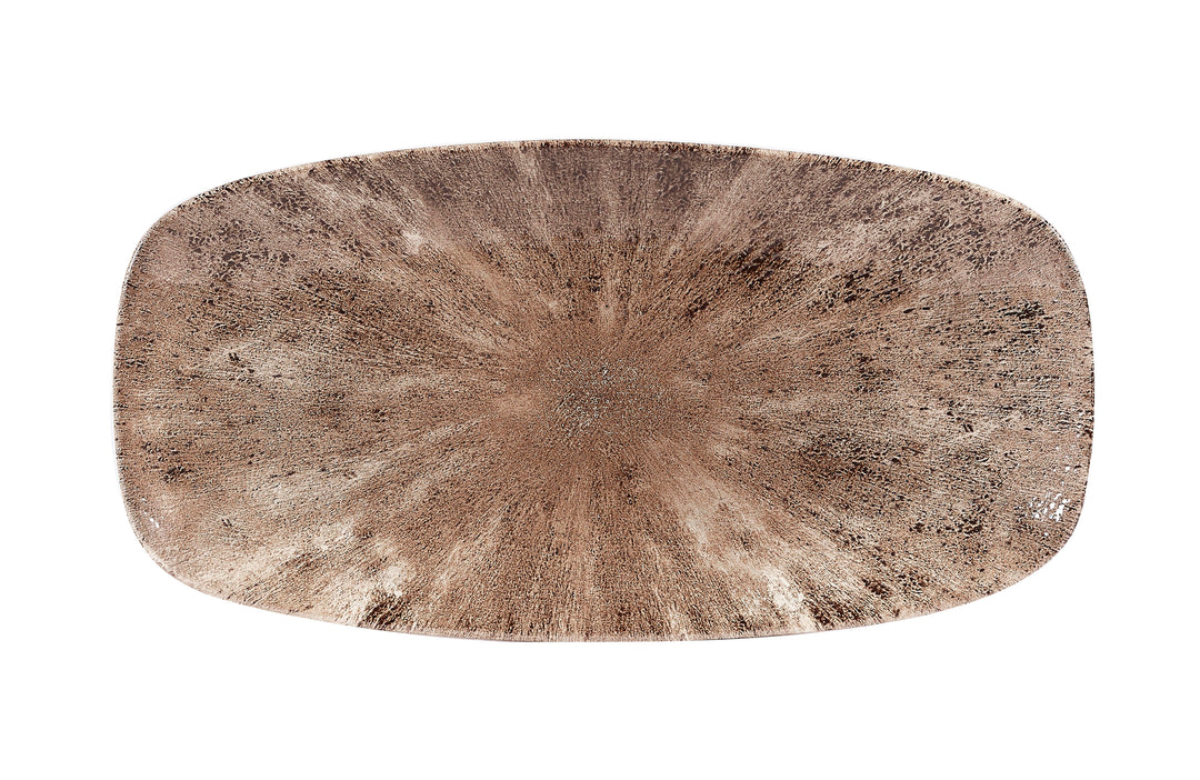 Churchill Studio Prints Stone Chef's Plate No.3 Zircon Brown 29.8x15.3cm-11.75x6"
