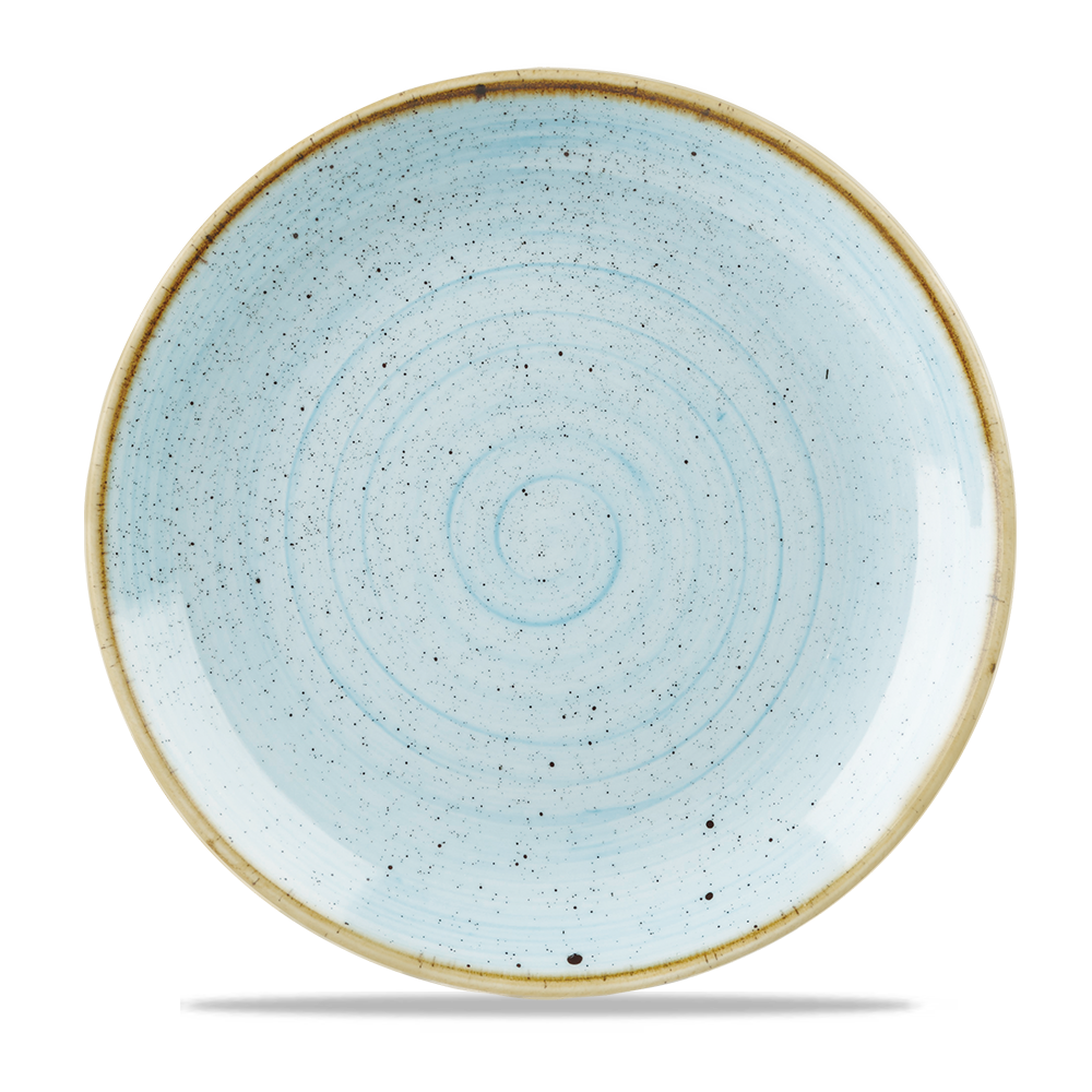 Churchill Stonecast Coupe Plate Duck Egg Blue 28.8cm-11.3"