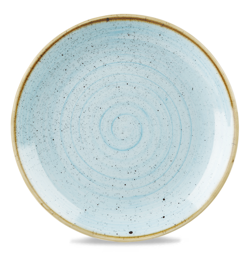Churchill Stonecast Coupe Plate Duck Egg Blue 32.4cm-12.75"
