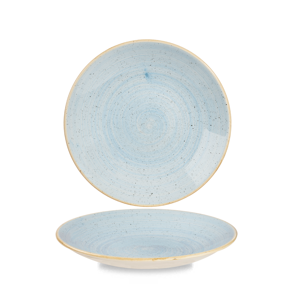 Churchill Stonecast Deep Coupe Plate Duck Egg Blue 22.5cm-8.9"