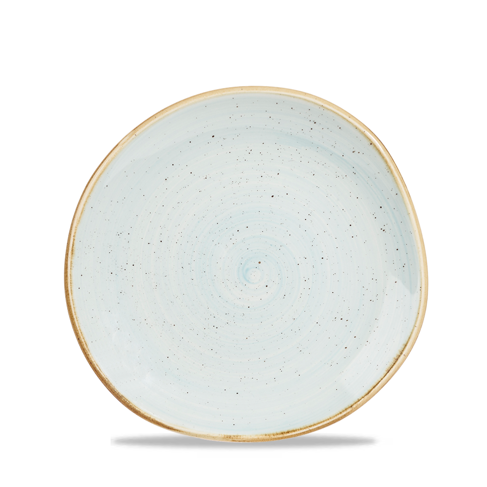 Churchill Stonecast Organic Round Plate Duck Egg Blue 18.6cm-7.3"