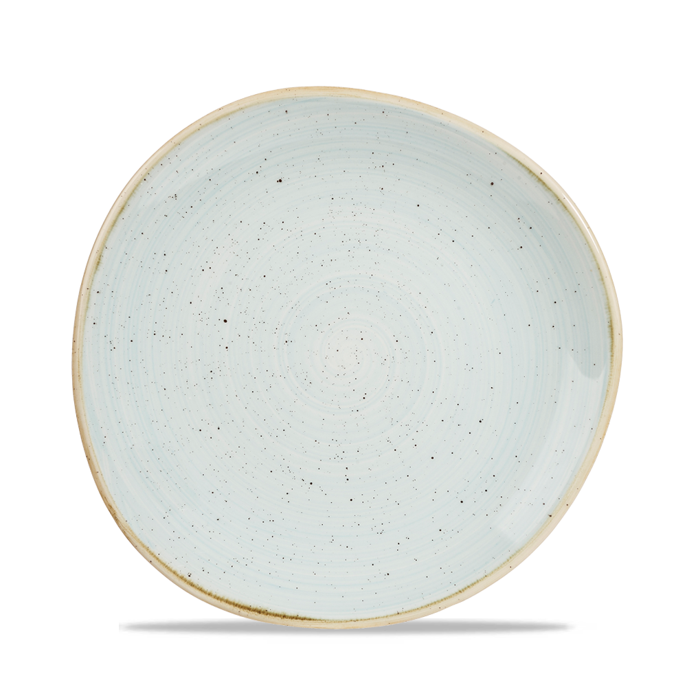 Churchill Stonecast Organic Round Plate Duck Egg Blue 21cm-8.25"