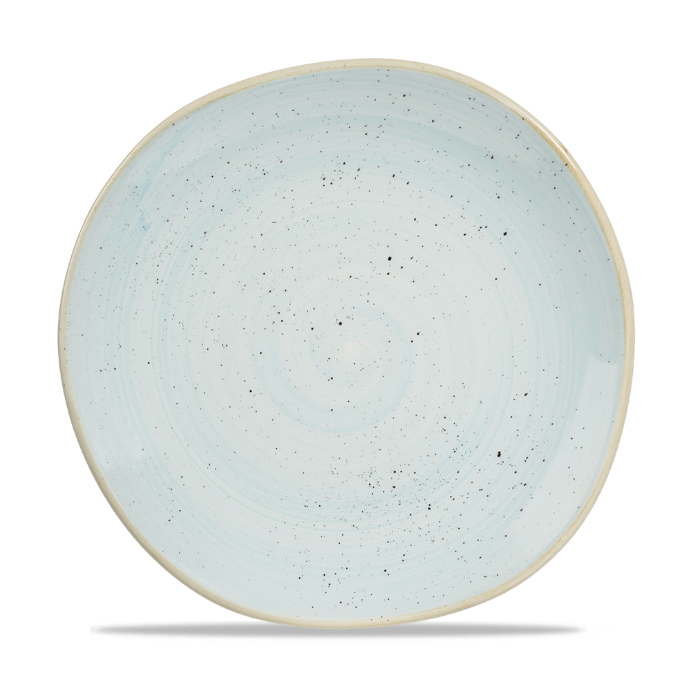 Churchill Stonecast Organic Round Plate Duck Egg Blue 26.4cm-10.4"