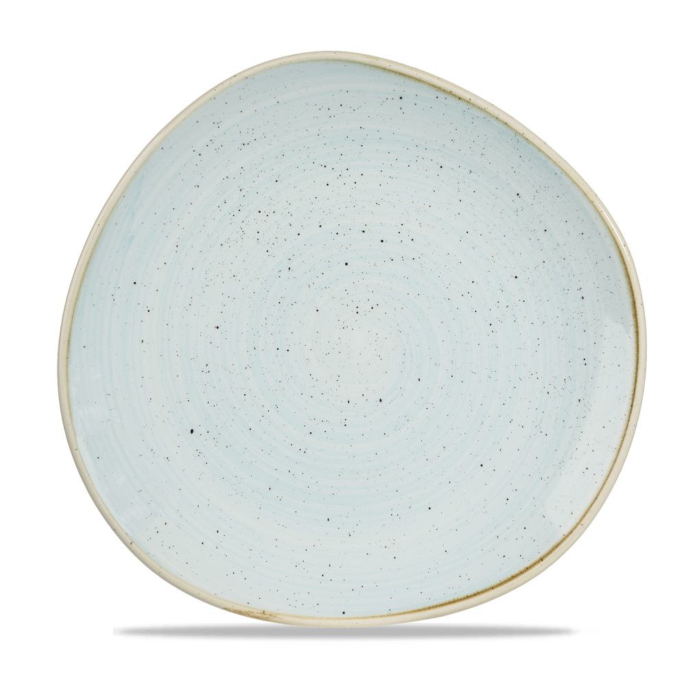 Churchill Stonecast Organic Round Plate Duck Egg Blue 28.6cm-11.25"