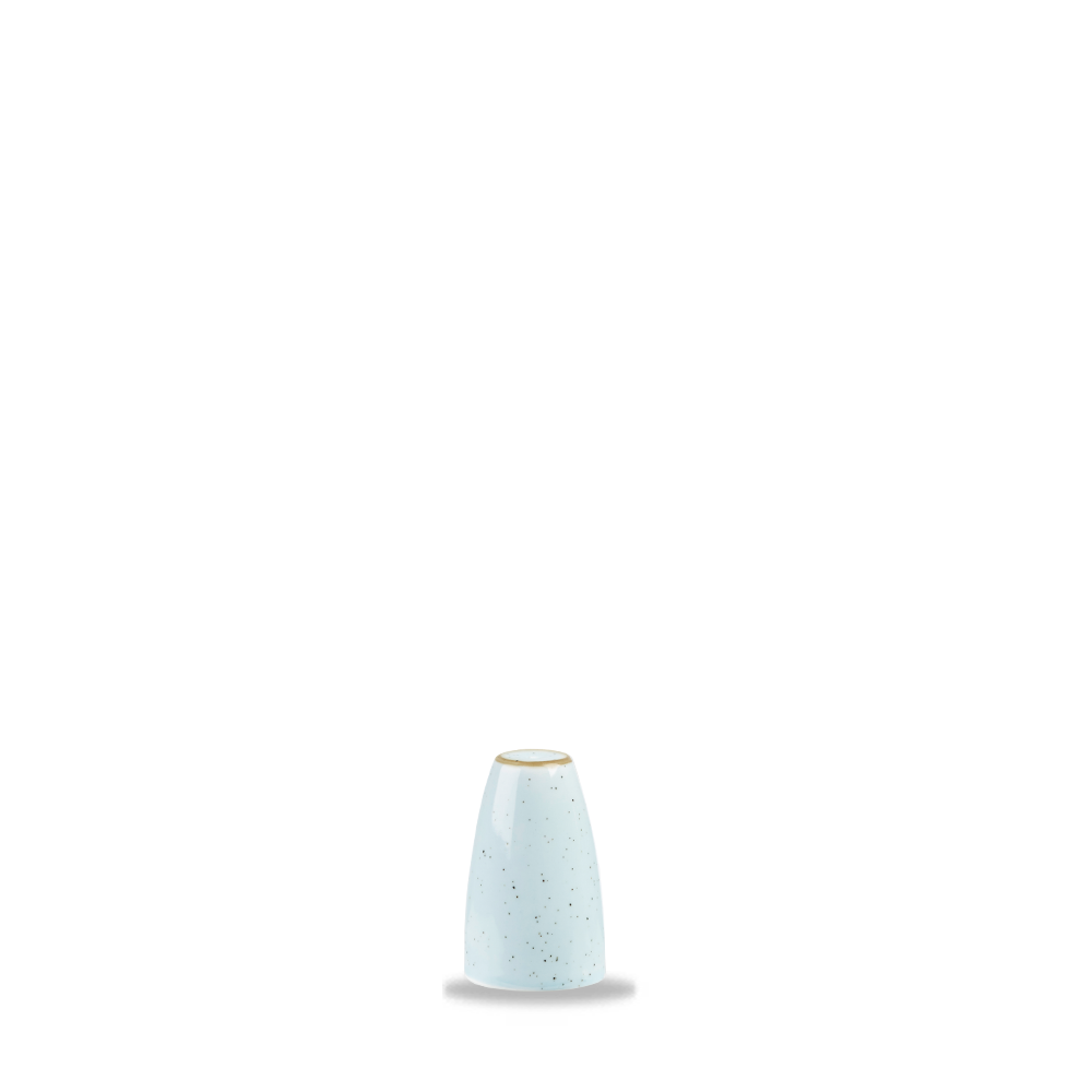 Churchill Stonecast Salt Pot Duck Egg Blue 7cm-2.75"