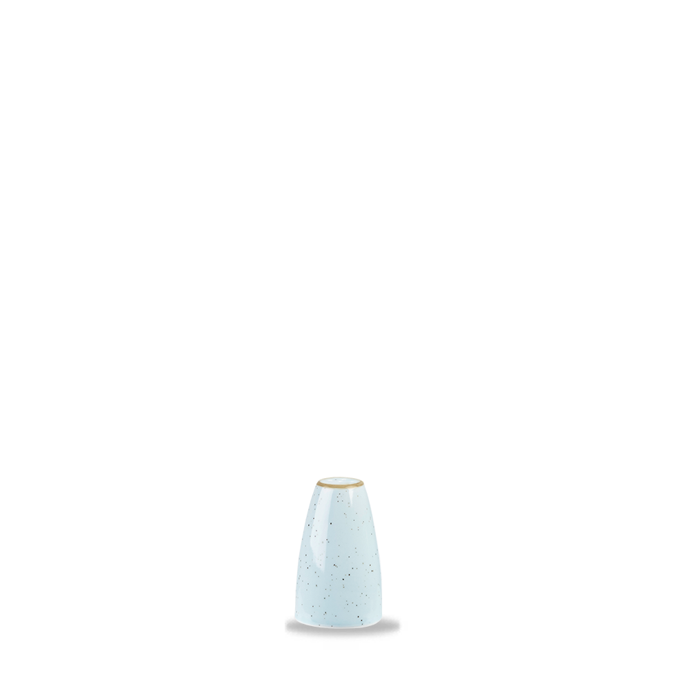 Churchill Stonecast Pepper Pot Duck Egg Blue 7cm-2.75"