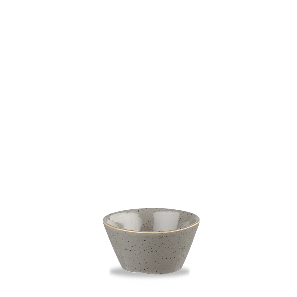 Churchill Stonecast Sauce Dish Peppercorn Grey 9cl-3.2oz