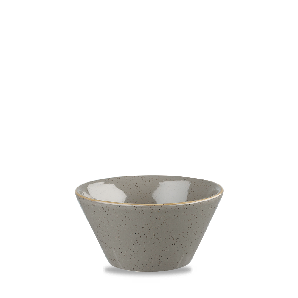 Churchill Stonecast Zest Bowl Peppercorn Grey 12.1x6.5cm 34cl-12oz