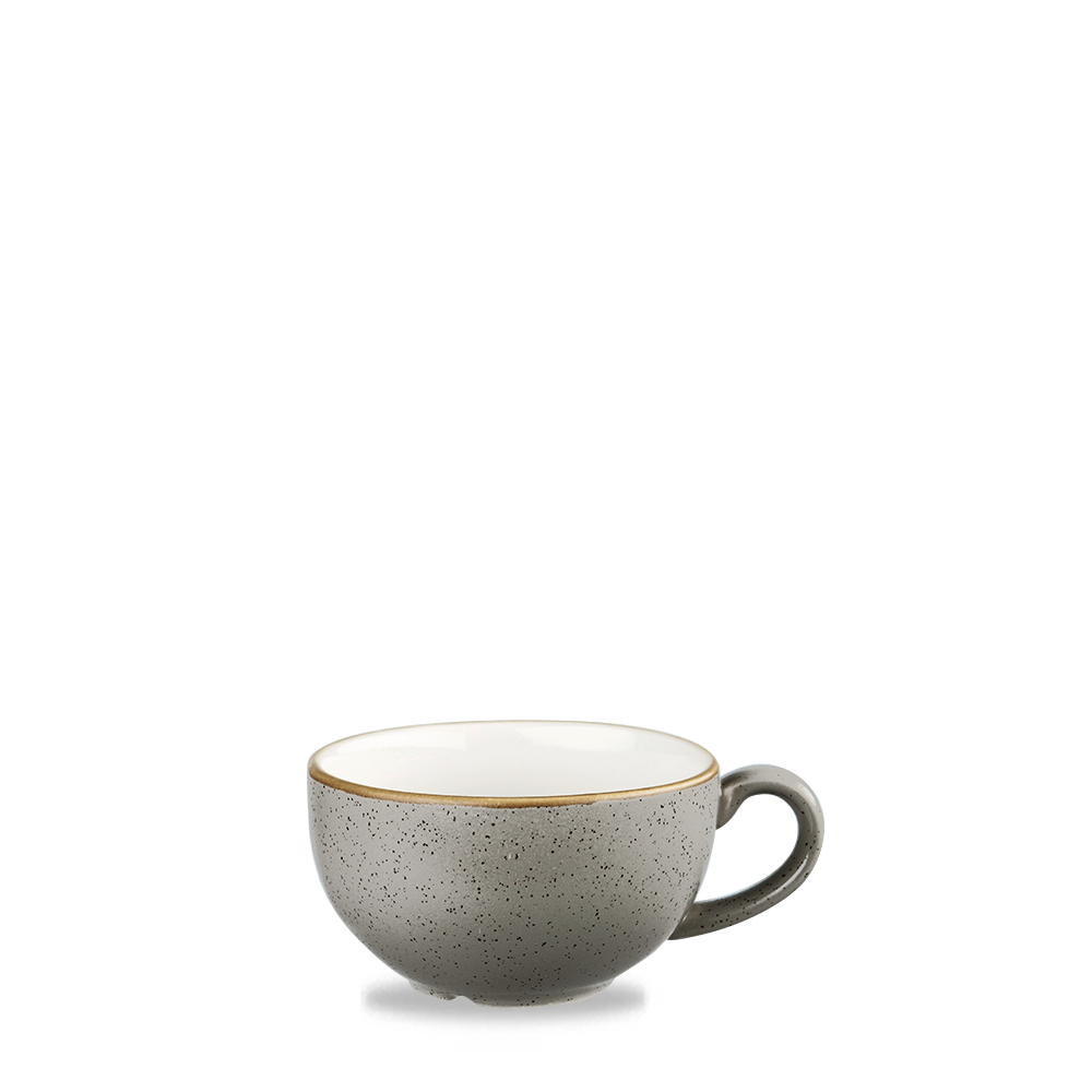 Churchill Stonecast Cappuccino Cup Peppercorn Grey 34cl-12oz