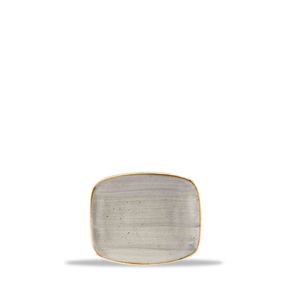 Churchill Stonecast Chef's Plate No.5 Peppercorn Grey 15.4x12.6cm-6.1x5"