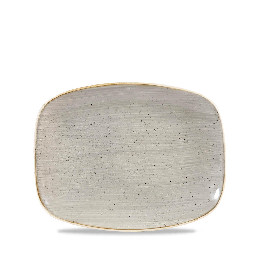 Churchill Stonecast Chef's Plate No.7 Peppercorn Grey 26.1x20.2cm-10.3x8"