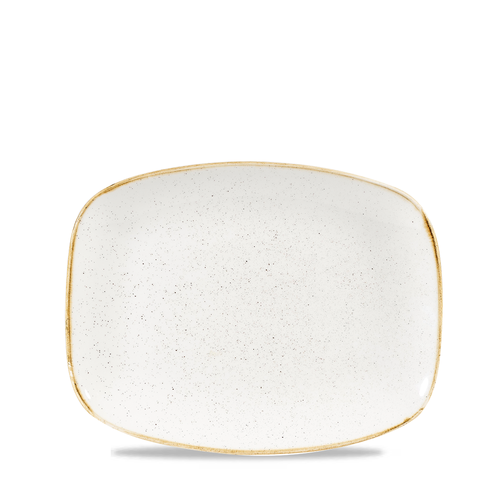 Churchill Stonecast Chef's Plate No.7 Barley White 26.1x20.2cm-10.3x8"