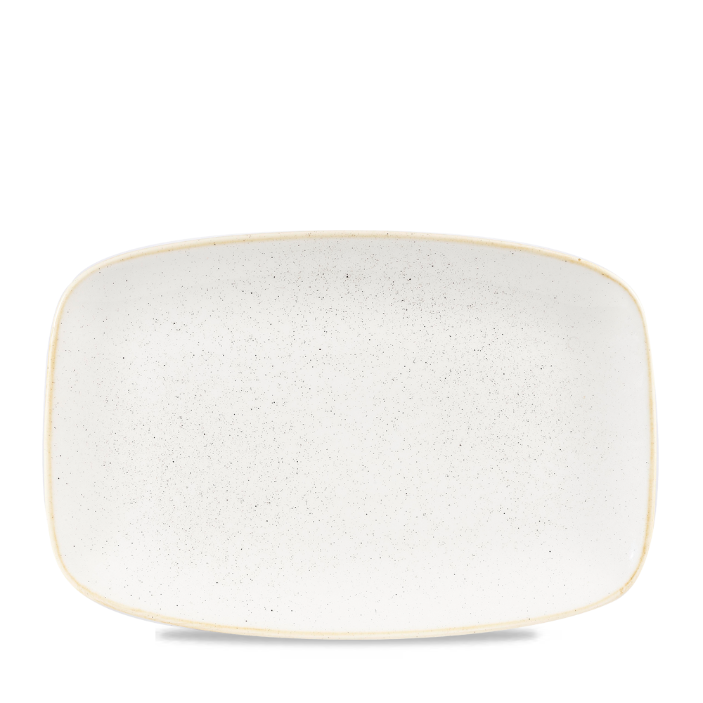 Churchill Stonecast Chef's Plate No.8 Barley White 30x19.9cm-11.8x7.8"