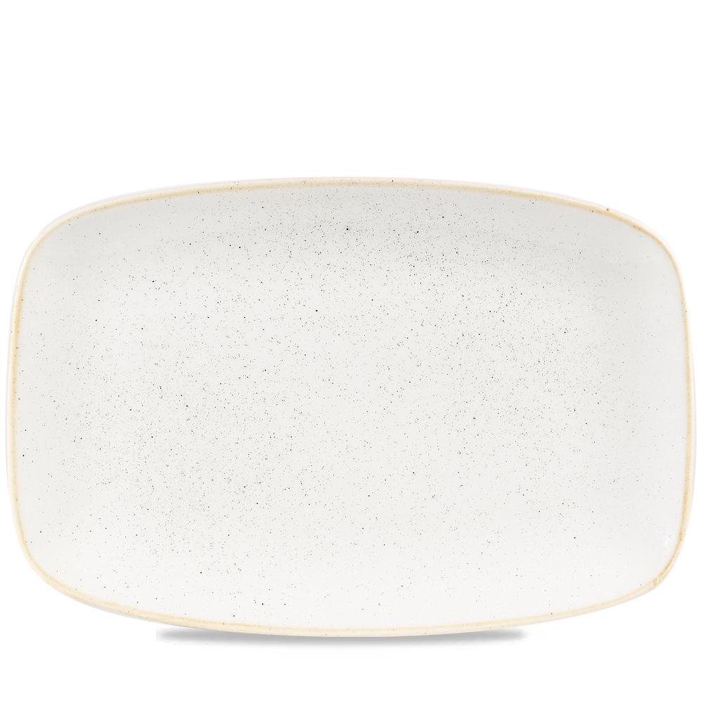 Churchill Stonecast Chef's Platter No.9 Barley White 35.5x24.5cm-14x9.6"