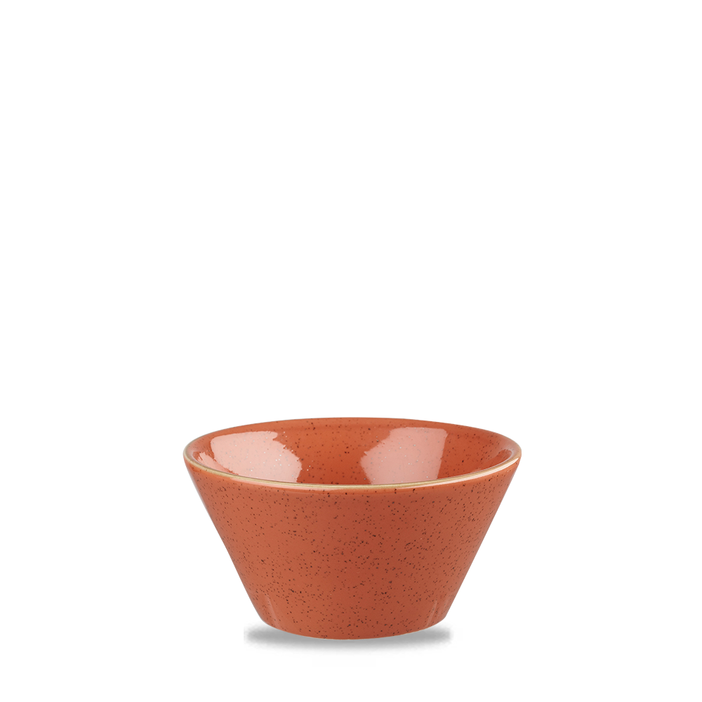 Churchill Stonecast Zest Bowl Spiced Orange 12.1x6.5cm 34cl-12oz