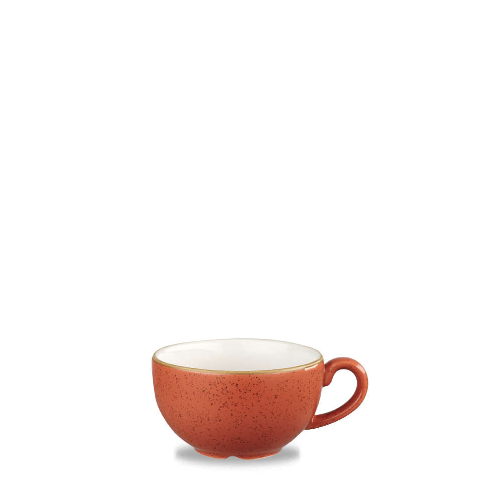 Churchill Stonecast Cappuccino Cup Spiced Orange 22.7cl-8oz