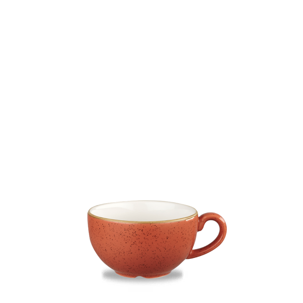 Churchill Stonecast Cappuccino Cup Spiced Orange 34cl-12oz